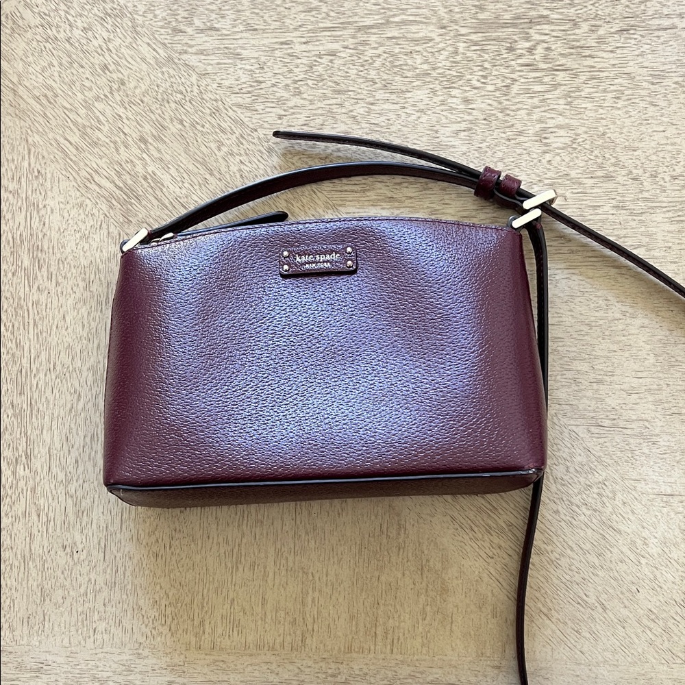 Kate Spade Burgundy Crossbody Bag